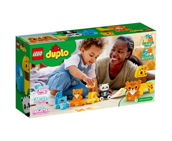 Конструктор LEGO DUPLO My First Потяг з тваринами (10955), зображення 6 Конструктор LEGO DUPLO My First Потяг з тваринами (10955), зображення 6