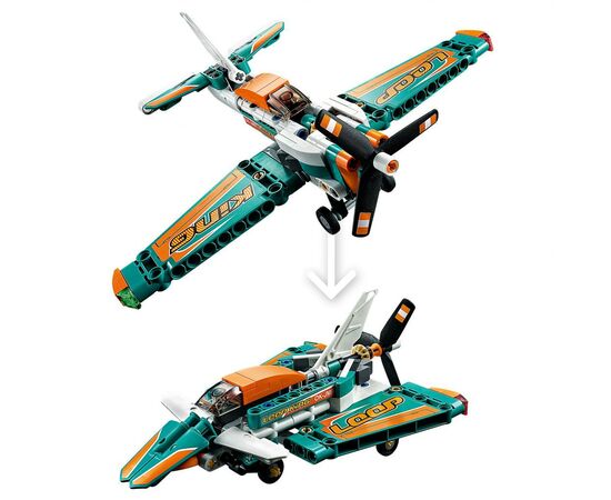 Конструктор LEGO Technic Спортивный самолет 154 деталей (42117), изображение 5 Конструктор LEGO Technic Спортивный самолет 154 деталей (42117), изображение 5
