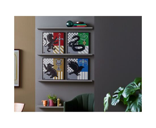 Конструктор LEGO Art Гаррі Поттер Герби Гоґвортсу 4249 деталей (31201), зображення 8 Конструктор LEGO Art Гаррі Поттер Герби Гоґвортсу 4249 деталей (31201), зображення 8