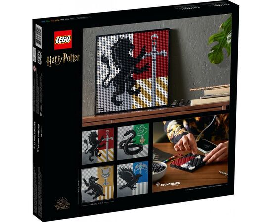 Конструктор LEGO Art Гаррі Поттер Герби Гоґвортсу 4249 деталей (31201), зображення 9 Конструктор LEGO Art Гаррі Поттер Герби Гоґвортсу 4249 деталей (31201), зображення 9