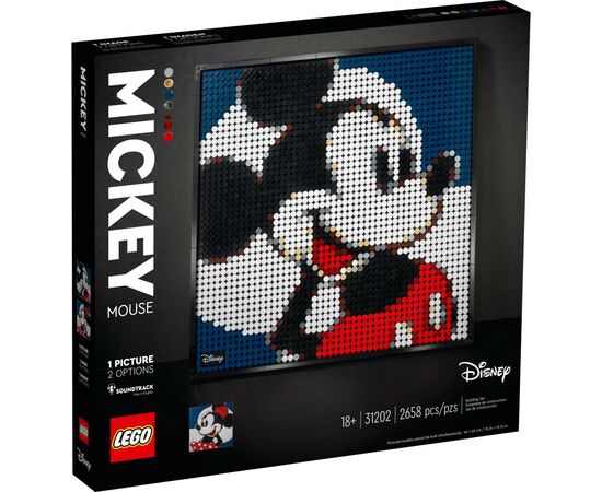 Конструктор LEGO Art Диснеевский Микки Маус 2658 деталей (31202)
