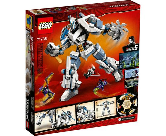 Конструктор LEGO Ninjago Битва робота-титана Зейна 840 деталей (71738), зображення 8 Конструктор LEGO Ninjago Битва робота-титана Зейна 840 деталей (71738), зображення 8