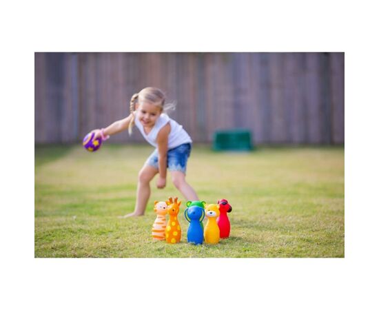 Развивающая игрушка K’S KIDS Боулинг цветной (KA10366-PG), изображение 4 Развивающая игрушка K’S KIDS Боулинг цветной (KA10366-PG), изображение 4