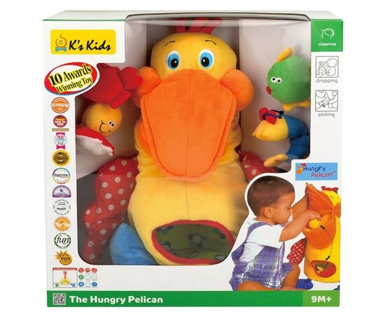 Развивающая игрушка K’S KIDS Голодный пеликан (KA10208-GB), изображение 3 Развивающая игрушка K’S KIDS Голодный пеликан (KA10208-GB), изображение 3