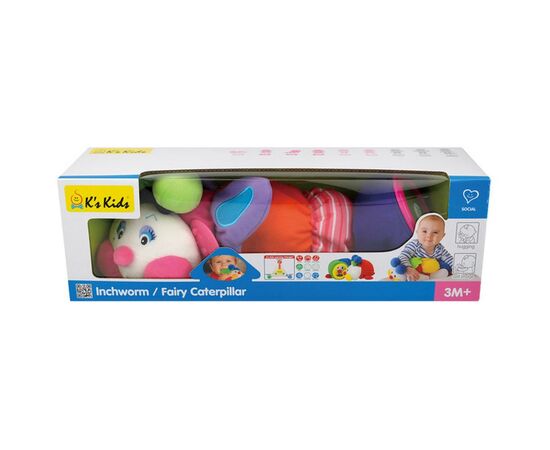 Развивающая игрушка K’S KIDS Сказочная Гусеница (KA10580-GB), изображение 2 Развивающая игрушка K’S KIDS Сказочная Гусеница (KA10580-GB), изображение 2