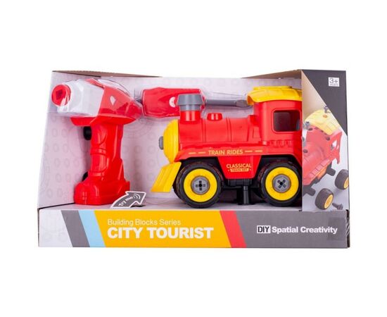 Конструктор Diy Spatial Creativity Поезд с электродвигателем (CJ-1379241)