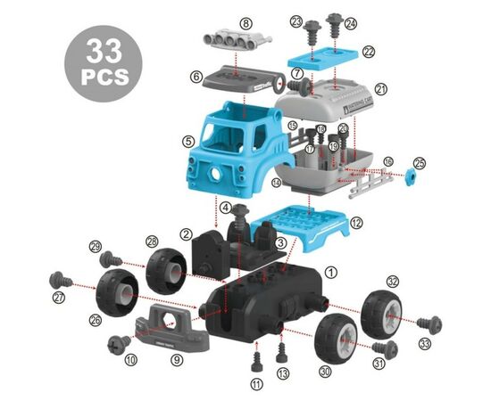 Конструктор Diy Spatial Creativity Цистерна (CJ-1379195), изображение 3 Конструктор Diy Spatial Creativity Цистерна (CJ-1379195), изображение 3