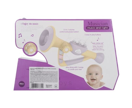 Развивающая игрушка Funmuch Труба со световыми эффектами (FM777-1), изображение 3