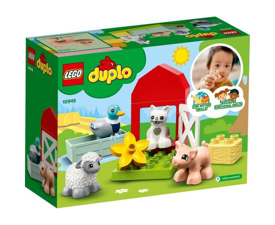 Конструктор LEGO Duplo Догляд за тваринами на фермі (10949), зображення 3 Конструктор LEGO Duplo Догляд за тваринами на фермі (10949), зображення 3