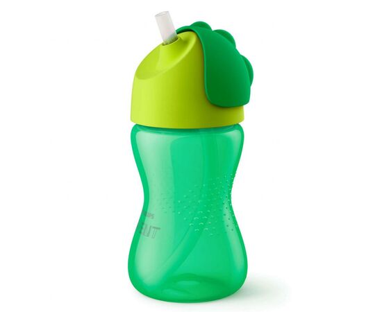 Поїльник-непроливайка Philips AVENT з трубочкою 300 мл 12 міс+, зелений (SCF798/01)