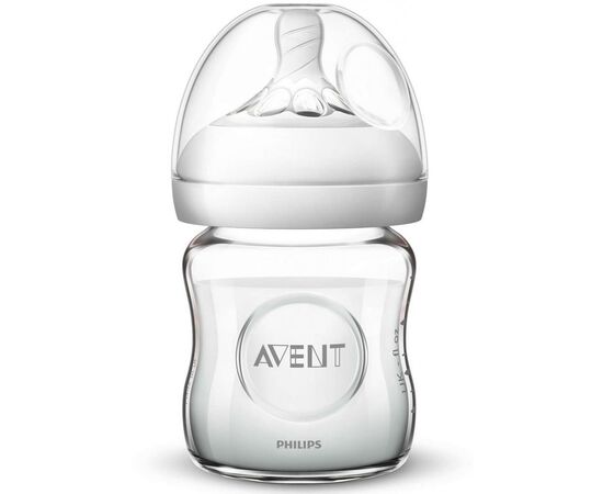 Бутылочка для кормления Philips AVENT Natural 120 мл стеклянная (SCF051/17), изображение 2 Бутылочка для кормления Philips AVENT Natural 120 мл стеклянная (SCF051/17), изображение 2
