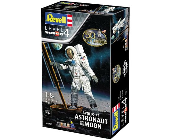 Збірна модель Revell Астронавт на Місяці. Місія Аполлон 11 (4009803895253)
