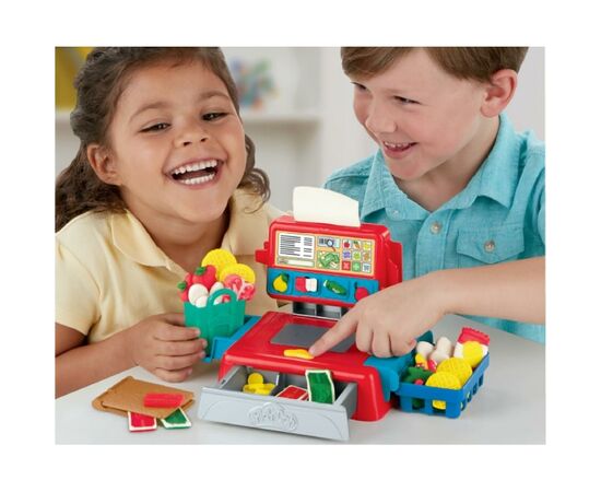 Набор для творчества Hasbro Play-Doh Кассовый аппарат (E6890), изображение 4 Набор для творчества Hasbro Play-Doh Кассовый аппарат (E6890), изображение 4