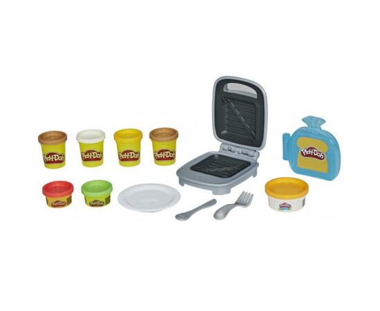 Набор для творчества Hasbro Play-Doh Сырный сэндвич (E7623), изображение 2 Набор для творчества Hasbro Play-Doh Сырный сэндвич (E7623), изображение 2