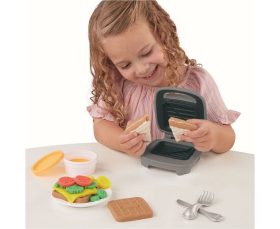 Набор для творчества Hasbro Play-Doh Сырный сэндвич (E7623), изображение 4 Набор для творчества Hasbro Play-Doh Сырный сэндвич (E7623), изображение 4