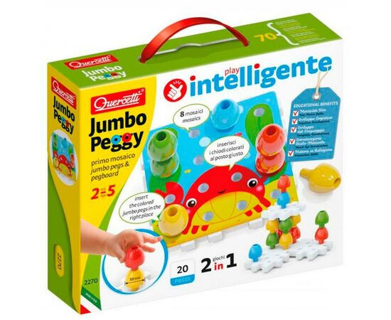 Набір для творчості Quercetti Jumbo Peggy 16 деталей (2270-Q)