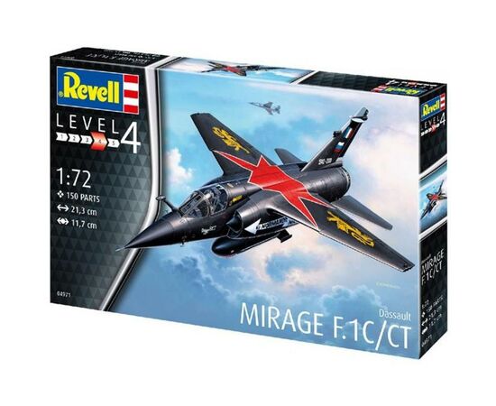 Сборная модель Revell Многоцелевой истребитель Дассо «Мираж» F1. Масштаб 1:72 (RVL-04971)