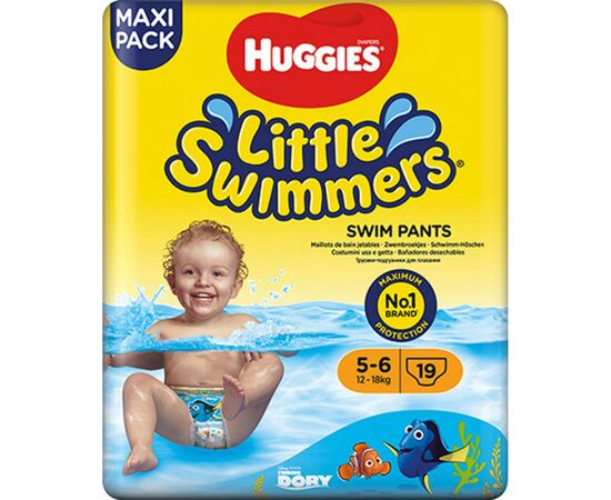 Подгузник Huggies Little Swimmers 5-6 19 шт (5029053538433), изображение 2 Подгузник Huggies Little Swimmers 5-6 19 шт (5029053538433), изображение 2