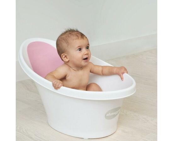 Ванночка Shnuggle White/Pink (SHN-PPB-WPK), зображення 5 Ванночка Shnuggle White/Pink (SHN-PPB-WPK), зображення 5