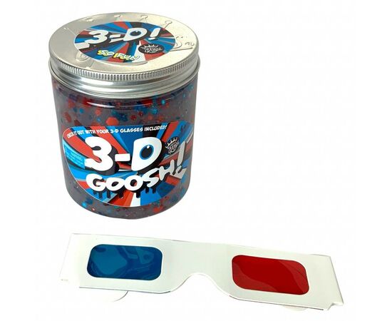 Набор для творчества Comp Kings Лизун с 3D эффектом Slime 3-D Goosh с очками 425 г (300115-1)
