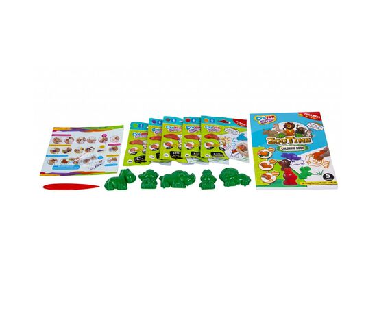 Набор для творчества Paulinda Crayon clay 2 в 1 Зоопарк (PL-194002), изображение 2 Набор для творчества Paulinda Crayon clay 2 в 1 Зоопарк (PL-194002), изображение 2