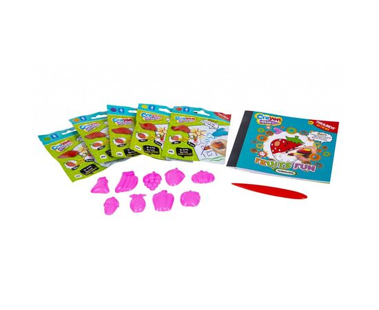 Набор для творчества Paulinda Crayon clay 2 в 1 Фрукты (PL-194011), изображение 2 Набор для творчества Paulinda Crayon clay 2 в 1 Фрукты (PL-194011), изображение 2