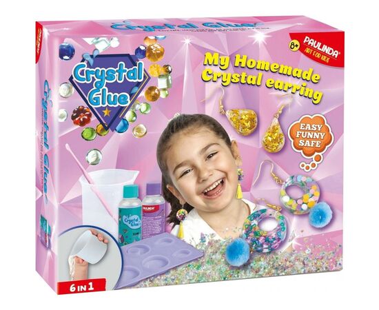 Набор для творчества Paulinda Crystal glue DIY Серьги 6 в 1 (PL-199610)