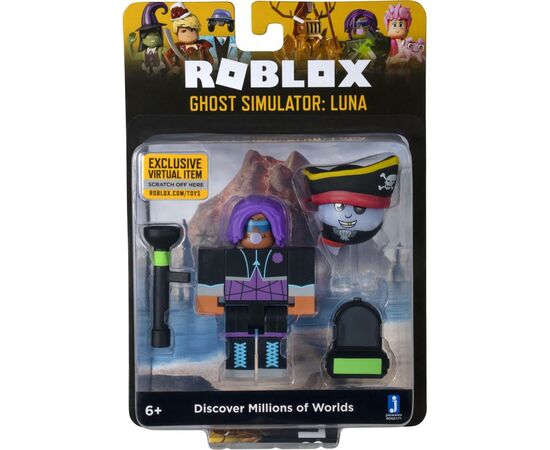 Фигурка для геймеров Jazwares Roblox Core Figures Ghost Simulator Luna W6 (ROG0171), изображение 4 Фигурка для геймеров Jazwares Roblox Core Figures Ghost Simulator Luna W6 (ROG0171), изображение 4