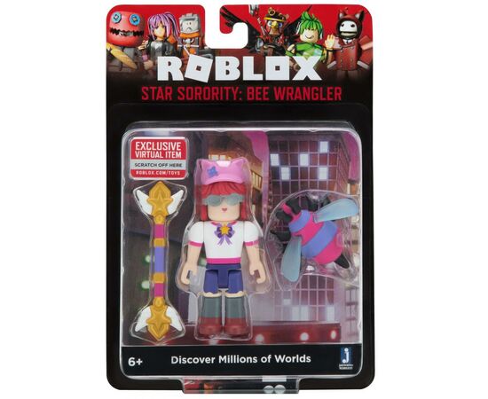 Фигурка для геймеров Jazwares Roblox Core Figures Star Sorority Bee Wrangler W8 (ROB0333), изображение 3 Фигурка для геймеров Jazwares Roblox Core Figures Star Sorority Bee Wrangler W8 (ROB0333), изображение 3