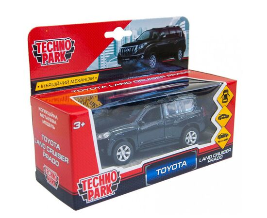 Машина Технопарк Toyota Prado (PRADO-BK(FOB)), изображение 6 Машина Технопарк Toyota Prado (PRADO-BK(FOB)), изображение 6