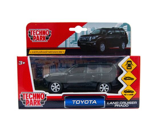 Машина Технопарк Toyota Prado (PRADO-BK(FOB)), изображение 7 Машина Технопарк Toyota Prado (PRADO-BK(FOB)), изображение 7