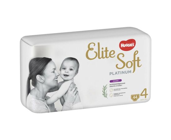 Подгузник Huggies Elite Soft Platinum Mega 4 (9-14 кг) 44 шт (5029053548821), изображение 2 Подгузник Huggies Elite Soft Platinum Mega 4 (9-14 кг) 44 шт (5029053548821), изображение 2