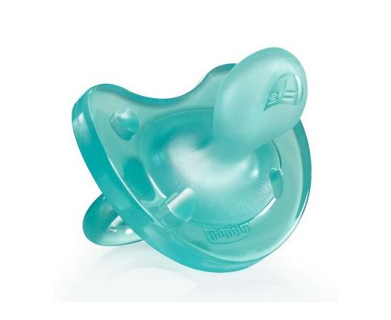 Пустушка Chicco Physio Soft силиконовая 0-6 мес голубая 1 шт (02711.21)