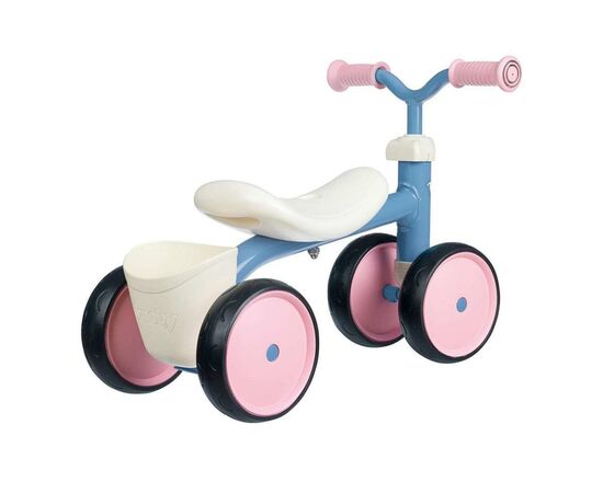 Беговел Smoby металлический, четырехколесный Розовый (721401), изображение 2 Беговел Smoby металлический, четырехколесный Розовый (721401), изображение 2