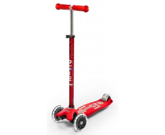 Самокат Micro Maxi Deluxe Red LED (MMD068), изображение 4 Самокат Micro Maxi Deluxe Red LED (MMD068), изображение 4