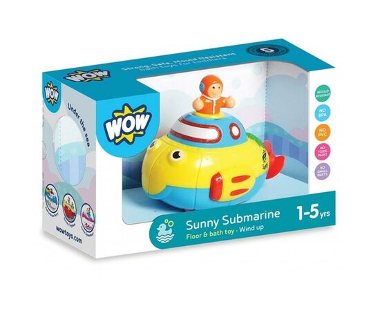 Іграшка для ванної Wow Toys Підводний човен Санні (03095), зображення 5 Іграшка для ванної Wow Toys Підводний човен Санні (03095), зображення 5