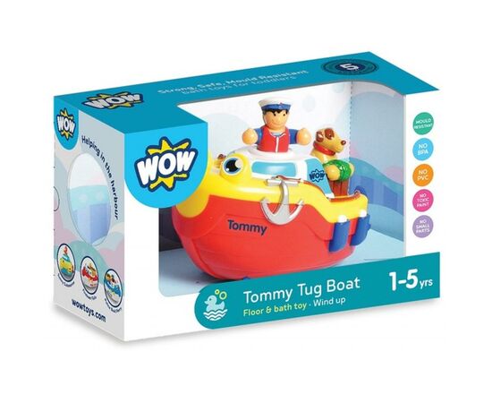 Іграшка для ванної Wow Toys Буксир Томмі (04000), зображення 5 Іграшка для ванної Wow Toys Буксир Томмі (04000), зображення 5