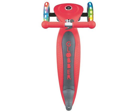 Самокат Globber Primo Foldable Lights Red (432-102-2), изображение 2 Самокат Globber Primo Foldable Lights Red (432-102-2), изображение 2