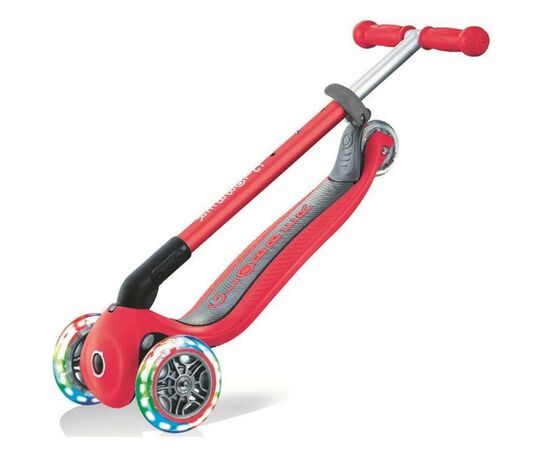 Самокат Globber Primo Foldable Lights Red (432-102-2), изображение 5 Самокат Globber Primo Foldable Lights Red (432-102-2), изображение 5