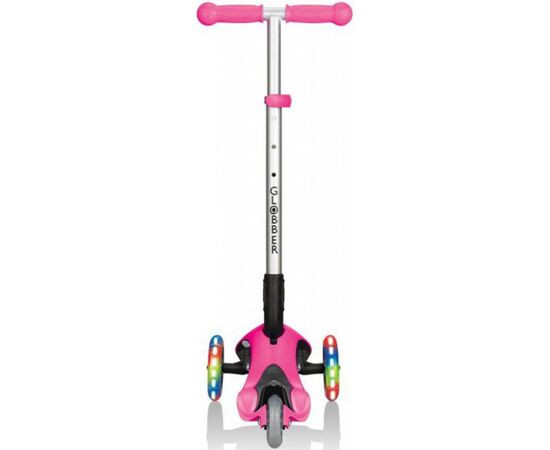 Самокат Globber Primo foldable lights розовый с подсветкой (432-110-2), изображение 2 Самокат Globber Primo foldable lights розовый с подсветкой (432-110-2), изображение 2