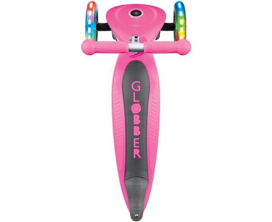 Самокат Globber Primo foldable lights розовый с подсветкой (432-110-2), изображение 4 Самокат Globber Primo foldable lights розовый с подсветкой (432-110-2), изображение 4