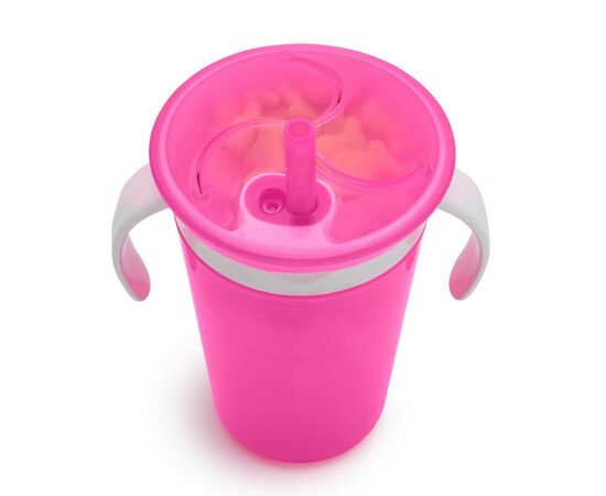 Поїльник-непроливайка Munchkin Snack and Sip рожева (735282114762) (10867.02), зображення 4 Поїльник-непроливайка Munchkin Snack and Sip рожева (735282114762) (10867.02), зображення 4