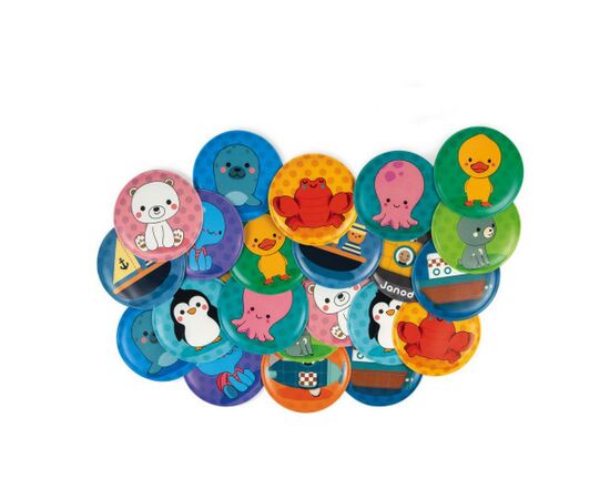 Игрушка для ванной Janod Игра-мемо для купания (J04714), изображение 10 Игрушка для ванной Janod Игра-мемо для купания (J04714), изображение 10