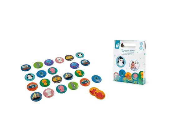Игрушка для ванной Janod Игра-мемо для купания (J04714), изображение 7 Игрушка для ванной Janod Игра-мемо для купания (J04714), изображение 7