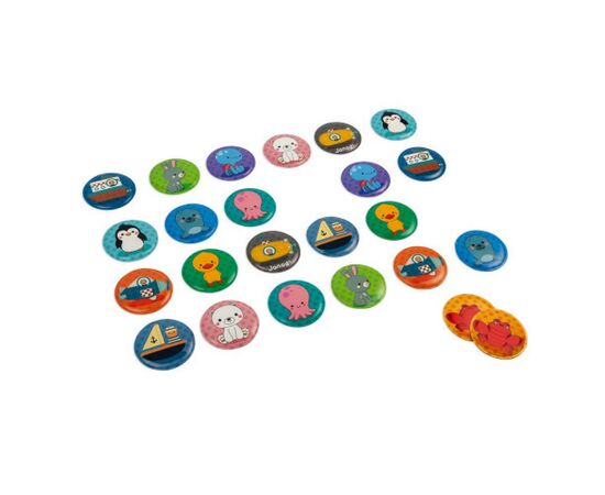Игрушка для ванной Janod Игра-мемо для купания (J04714), изображение 8 Игрушка для ванной Janod Игра-мемо для купания (J04714), изображение 8
