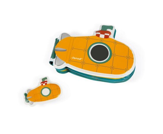 Игрушка для ванной Janod Книга для купания Субмарина (J04716), изображение 4 Игрушка для ванной Janod Книга для купания Субмарина (J04716), изображение 4