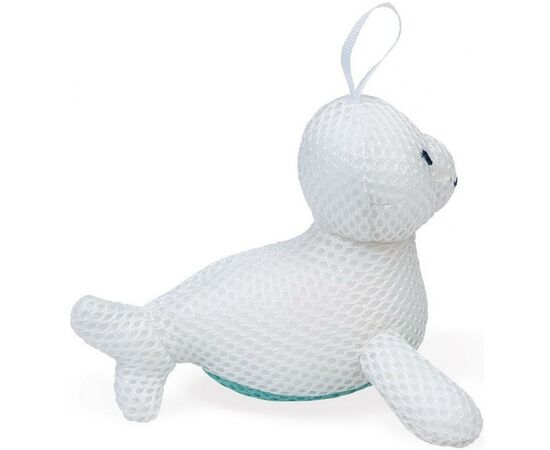 Игрушка для ванной Janod Мочалка для купания Тюлень (J04728-1), изображение 2 Игрушка для ванной Janod Мочалка для купания Тюлень (J04728-1), изображение 2