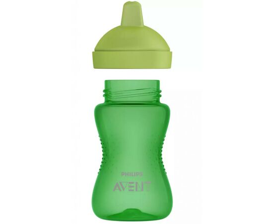 Поильник-непроливайка Philips AVENT с твердым носиком Зеленая 300 мл (SCF804/03), изображение 2 Поильник-непроливайка Philips AVENT с твердым носиком Зеленая 300 мл (SCF804/03), изображение 2