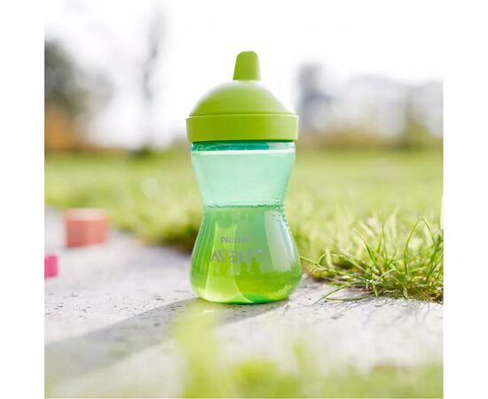 Поильник-непроливайка Philips AVENT с твердым носиком Зеленая 300 мл (SCF804/03), изображение 4 Поильник-непроливайка Philips AVENT с твердым носиком Зеленая 300 мл (SCF804/03), изображение 4