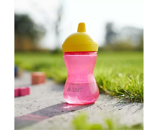 Поильник-непроливайка Philips AVENT с твердым носиком Розовая 300 мл (SCF804/04), изображение 4 Поильник-непроливайка Philips AVENT с твердым носиком Розовая 300 мл (SCF804/04), изображение 4